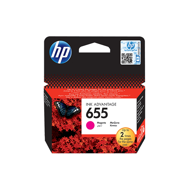 Picture of HP 655 Magenta Ink Advantage Cartridge