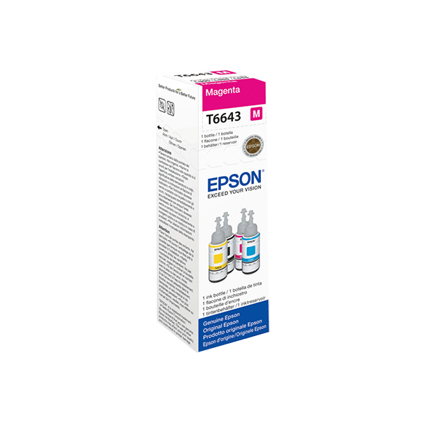 Picture of Epson T6643 Magenta Ink Bottle