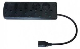 Show details for IEC 5 Way to 5 X IEC Multiplug Picture of IEC 5 Way to 5 X IEC Multiplug