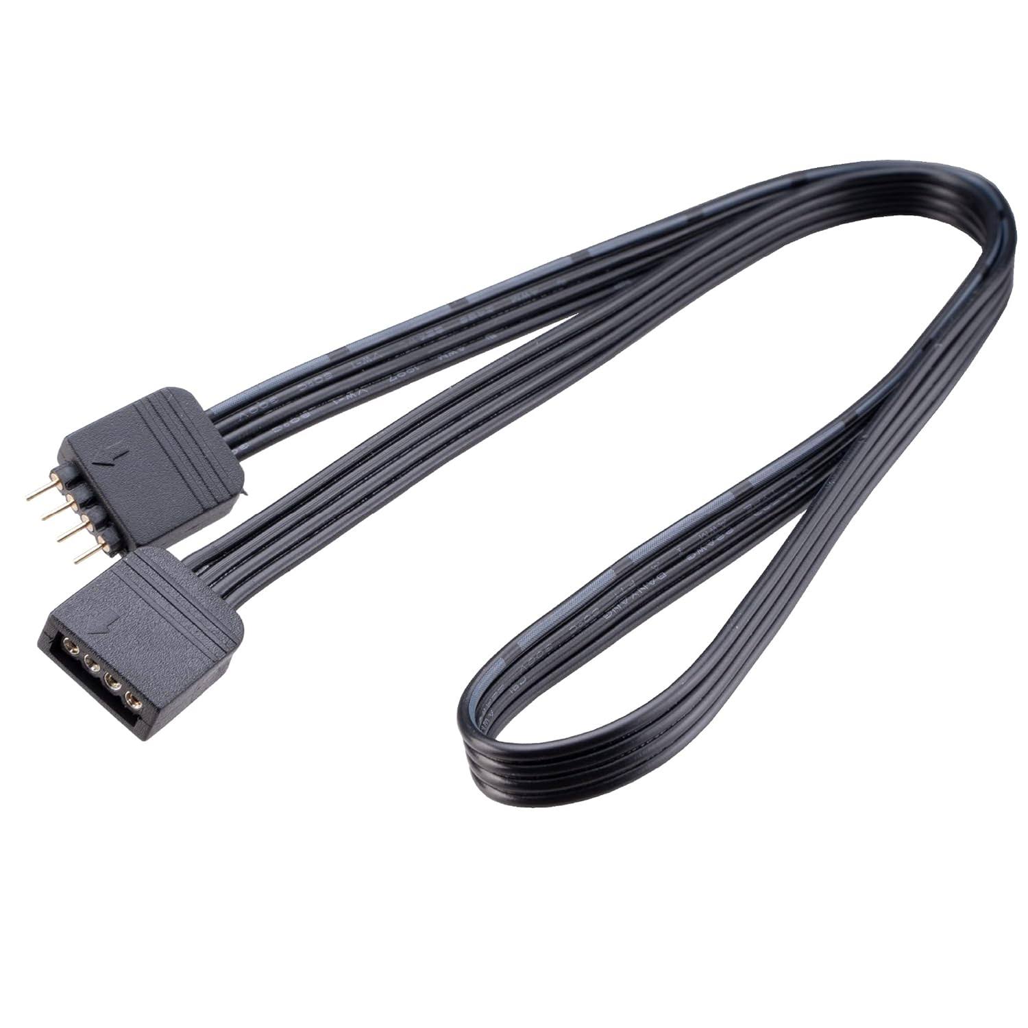 Picture of LED Strip Light Extension Cable | 4-pin RGB male to female connectors