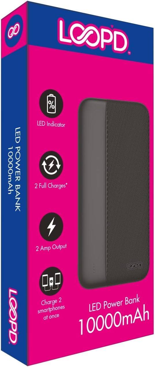 Picture of LOOPD 4LED Indicator Powerbank – 10000mAh 99-60028154