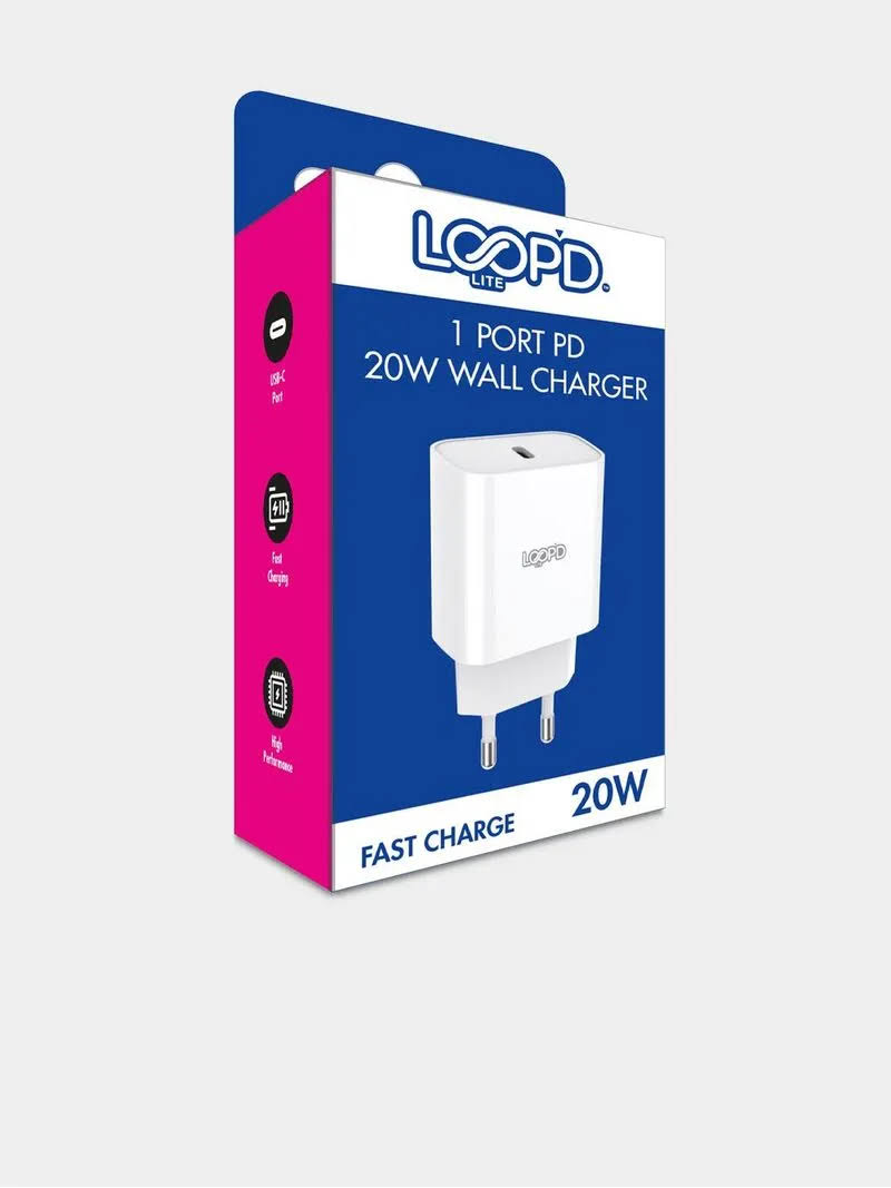 Picture of LOOPD Lite 1 Port PD Wall Charger – 20W 99-60219895