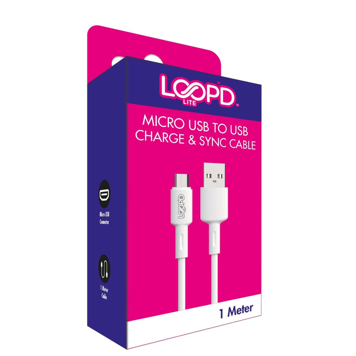 Picture of Loopd Lite Micro USB Cable - 1 meter 9-60219921