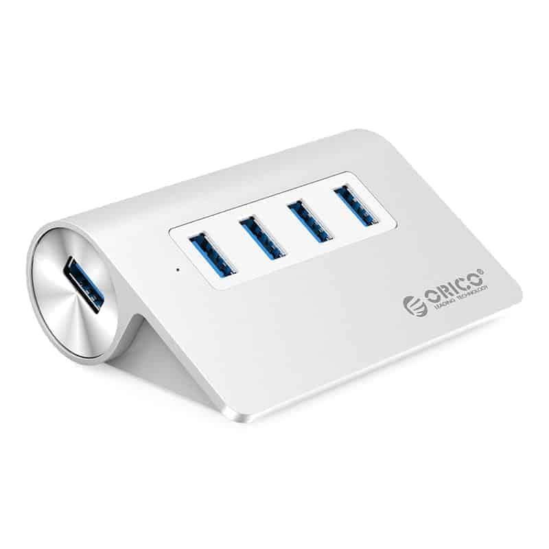 Picture of Orico Aluminum Alloy 4 Port USB3.0 Slope Design HUB