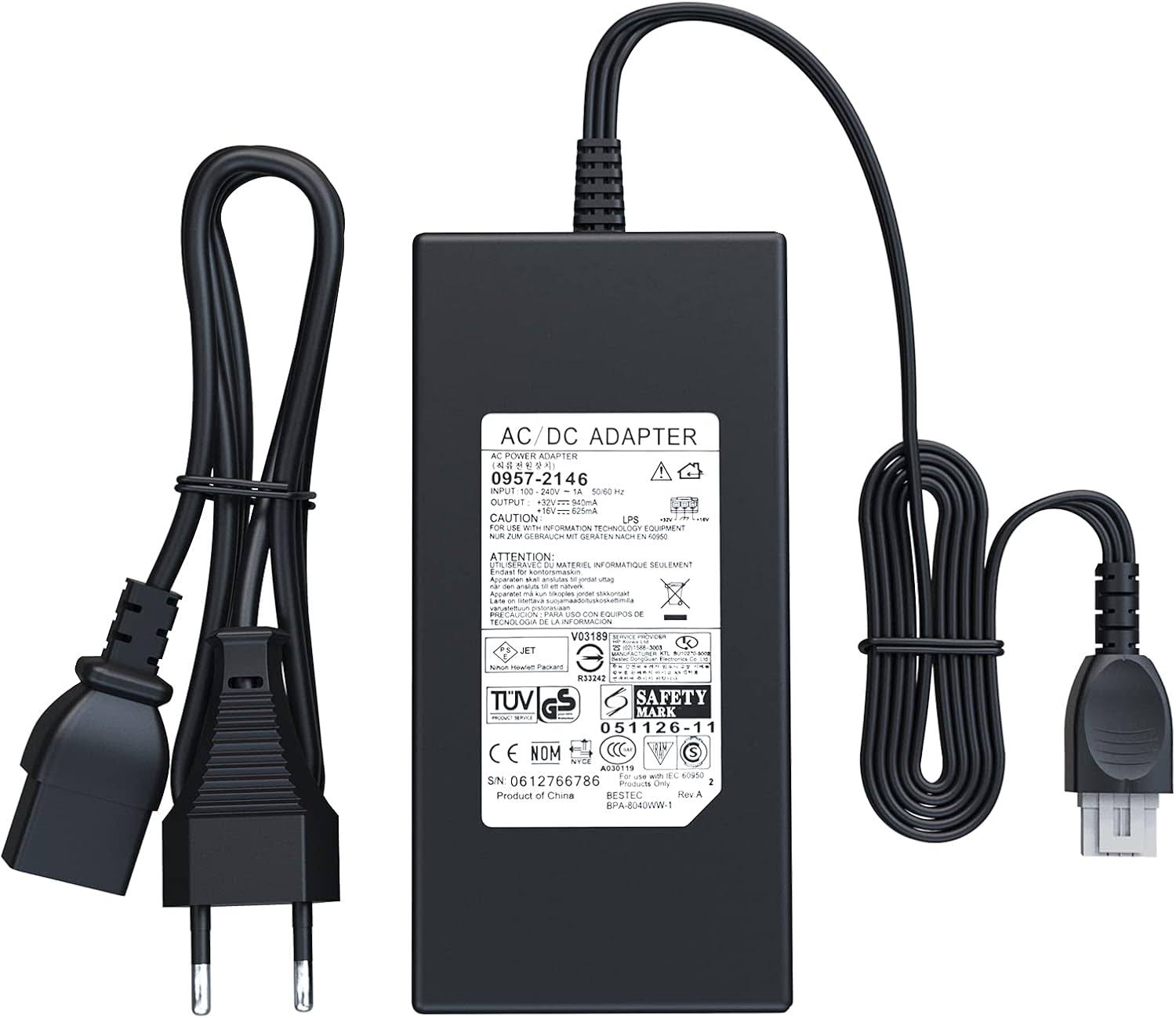 Picture of Power Adapter Charger Power Supply Printer Power Supply for HP PSC 