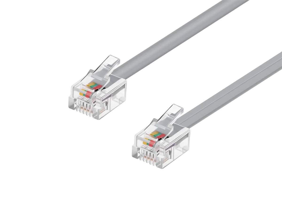 Picture of Rj11 Male To Rj11 Male Phone Cable Connector