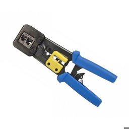 Show details for RJ45 Crimping Tool For Pass-Through Connectors With Extra Wire Strippe Picture of RJ45 Crimping Tool For Pass-Through Connectors With Extra Wire Strippe