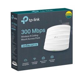 Show details for TP-Link EAP110-Ceiling Mount Wireless Access Point 300 Mbit/s Power over Ethernet (PoE) White Picture of TP-Link EAP110-Ceiling Mount Wireless Access Point 300 Mbit/s Power over Ethernet (PoE) White