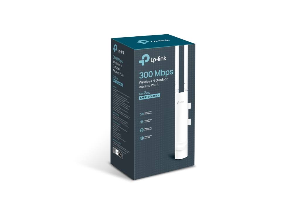 Picture of TP-Link EAP110-Outdoor Wireless Access Point 300 Mbit/s Power over Ethernet (PoE)