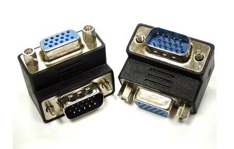 Picture of VGA MALE TO VGA FEMALE RA 90 DEGREE ADAP