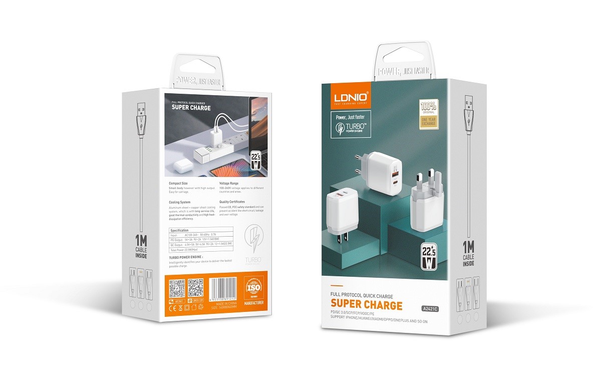 Picture of 22.5W PD&QC Quick Charger A2421C