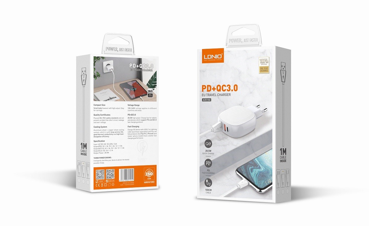 Picture of 32W PD&QC Quick Charger A3510Q