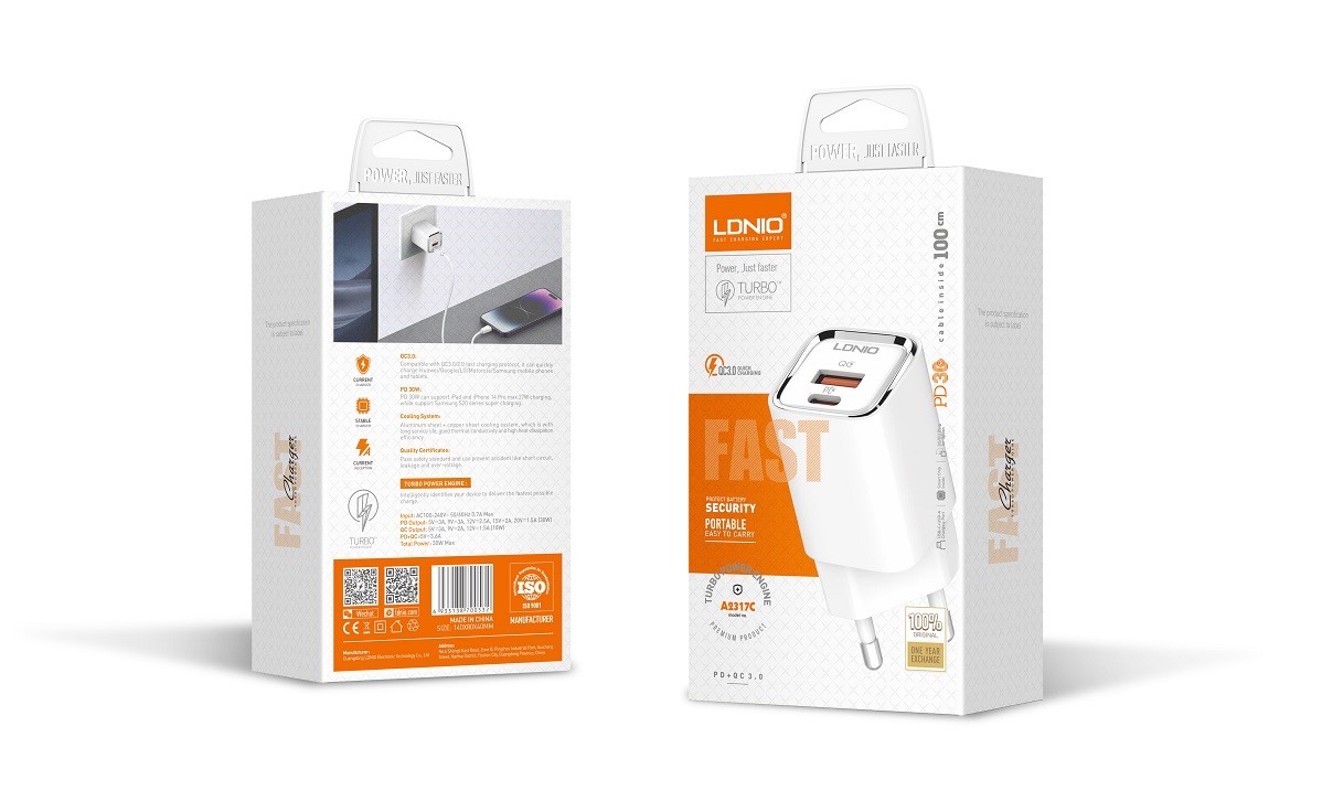 Picture of 30W PD/QC Fast Charger A2317C