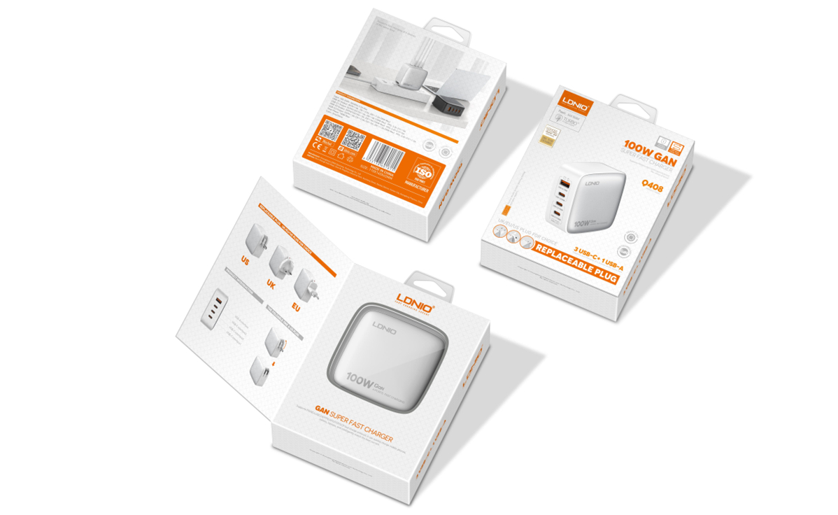 Picture of 100W GaN Supper Fast Charger Q408