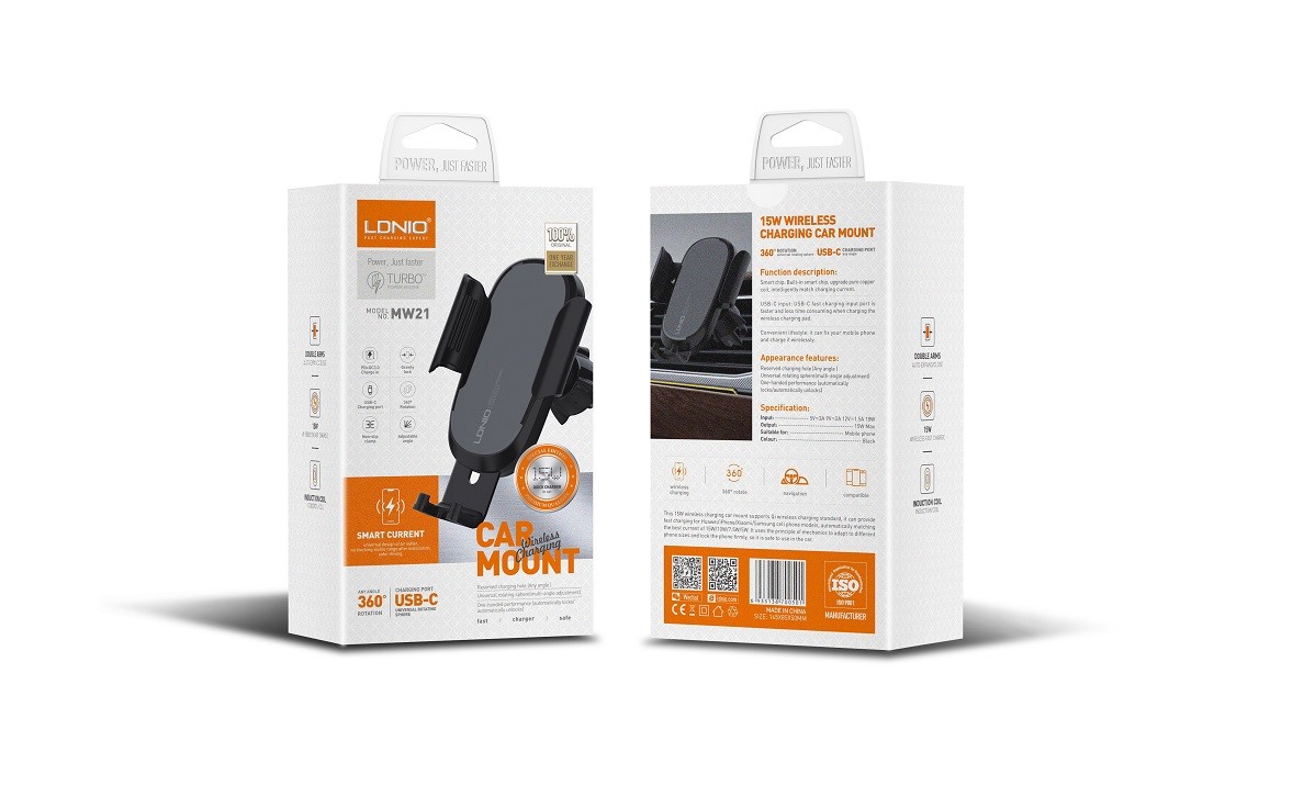Picture of Wireless Charging Car Phone Holder MW21/MW21-1