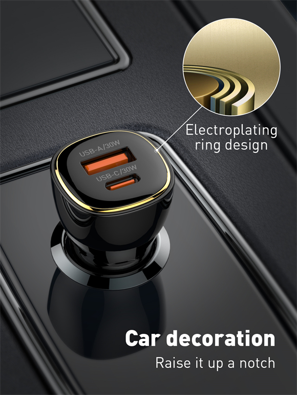Picture of 60W Dual PD Super Fast Car charger C104