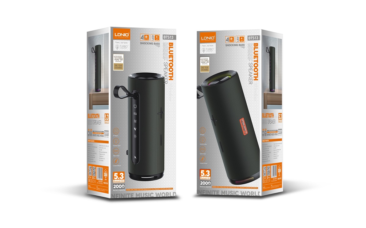 Picture of Mini Wireless BT Bass HIFI Speaker BTS13