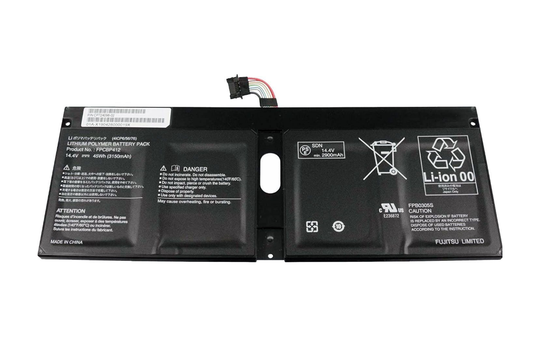 Picture of FPCBP412 FPB0305S 45Wh Battery for Fujitsu Lifebook U904 CP636960-01