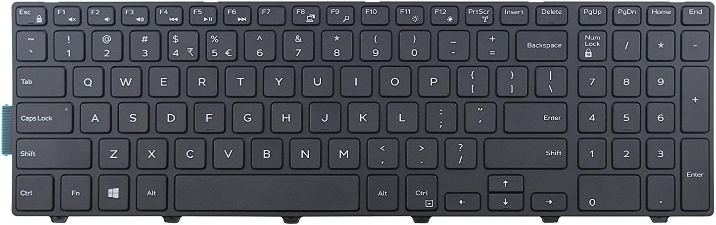 Picture of Dell Inspiron 15 3541 3543 DP/N:0JYP58 JYP58 Keyboard US Black