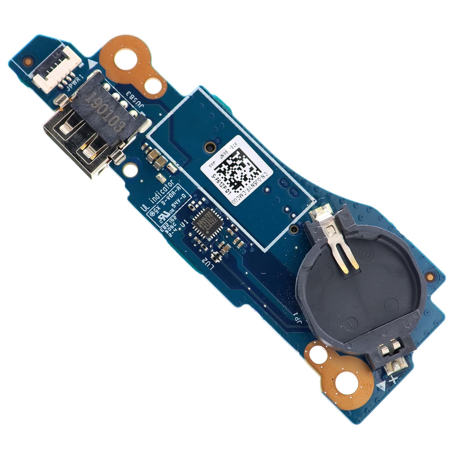 Picture of USB SD Card Reader I/O CMOS Circuit Board J5NYF 0J5NYF LS-F612P Replacement for Dell G3 3579 3779