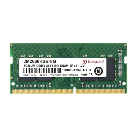 Picture of Transcend JetRam JM2666HSB SO-DIMM Memory Module DDR4 2666Mhz