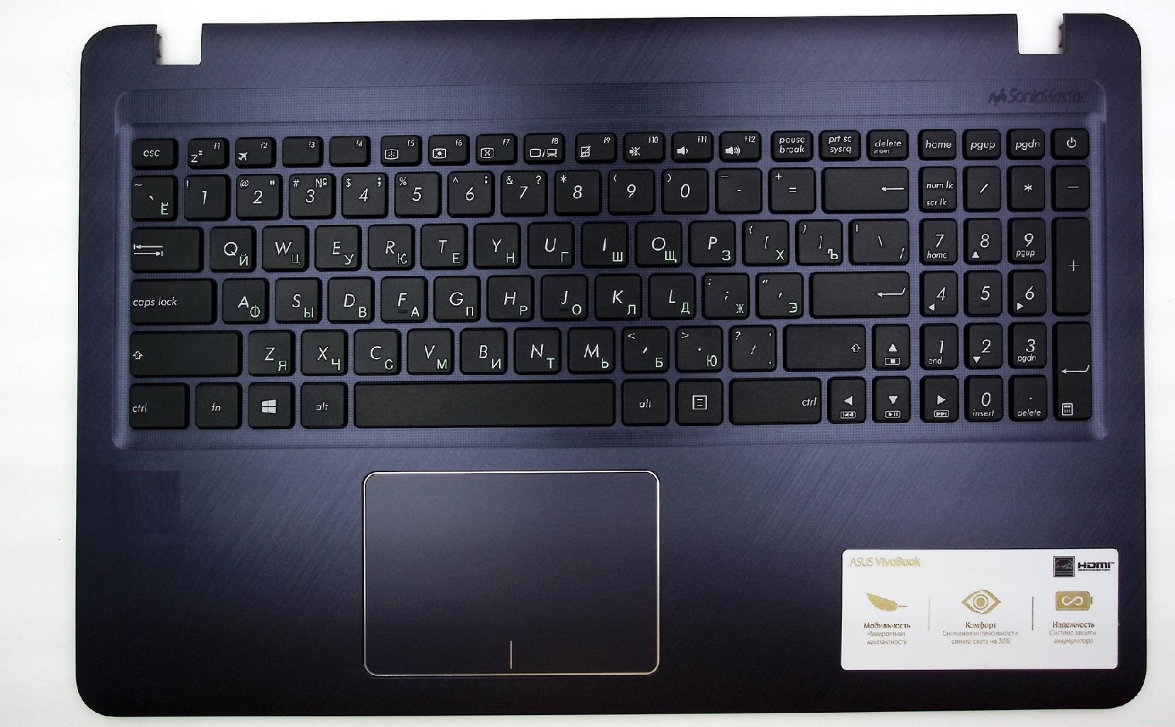 Picture of Base Palmrest Asus Vivobook 15 X540 X543 Original Keyboard 36KJDTAJN00