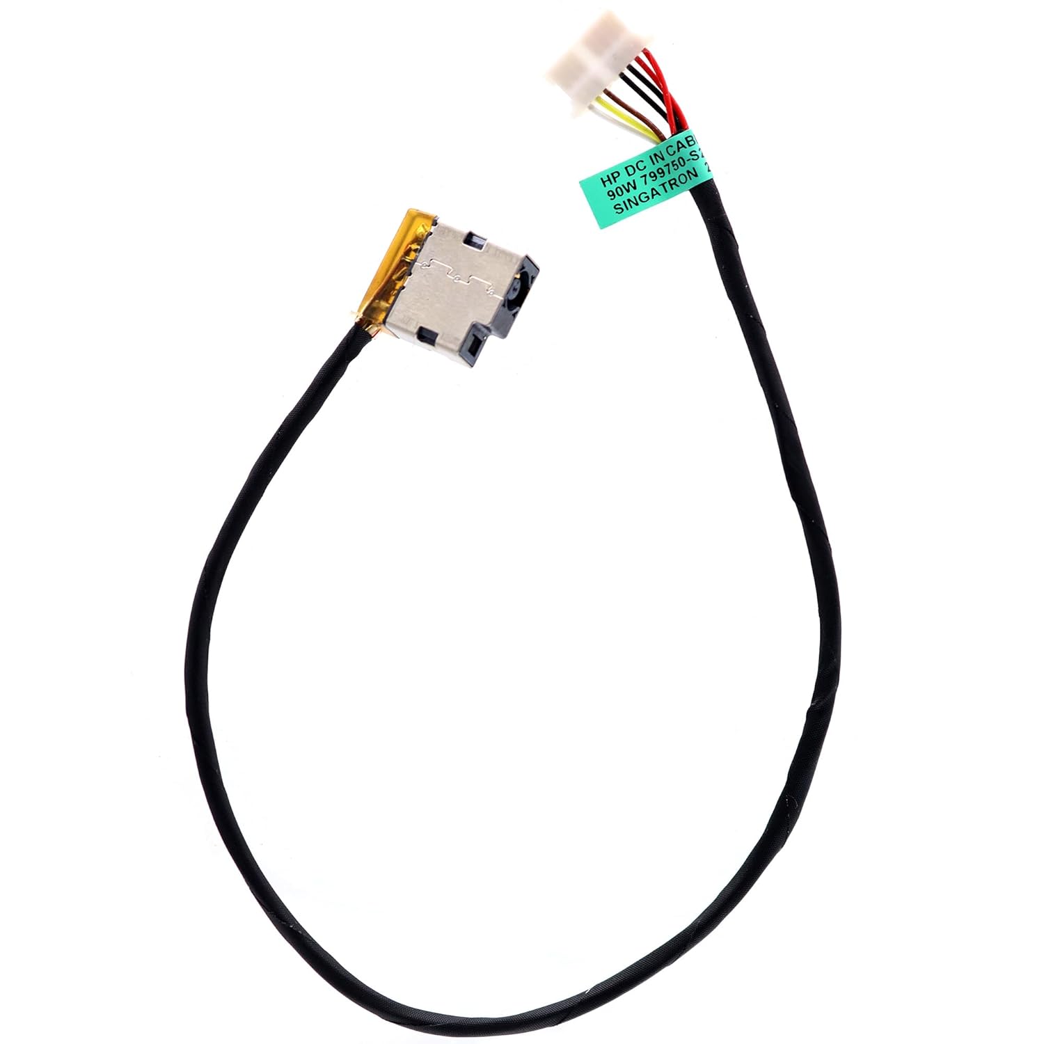 Picture of 90W DC Power Jack Cable Socket Connector For HP 15-DY 15-DW 15-CS 15s-DU 15s-DY 250 255 G6 G8 G9, Black