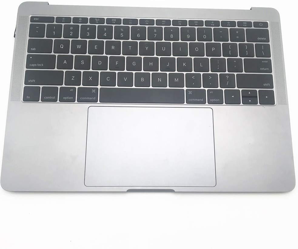 Picture of MacBook Pro 13" A1708 Top Case palmrest Keyboard 2016-17 Space Grey Gray US 661-05114 661-07946