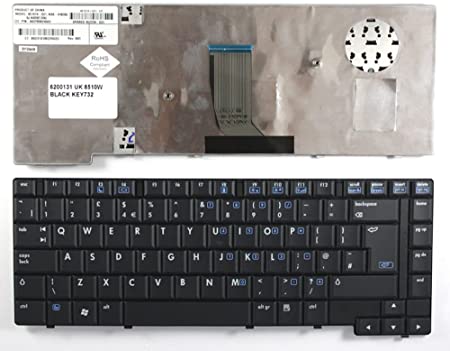Picture of HP Compaq 8510W Black UK Layout Replacement Laptop Keyboard