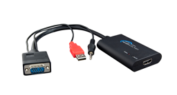 Picture of MALE VGA TO FEMALE HDMI MALE USB + AUDIO