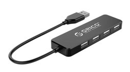 Picture of ORICO HUB USB2.0 4XUSB 30CM BK