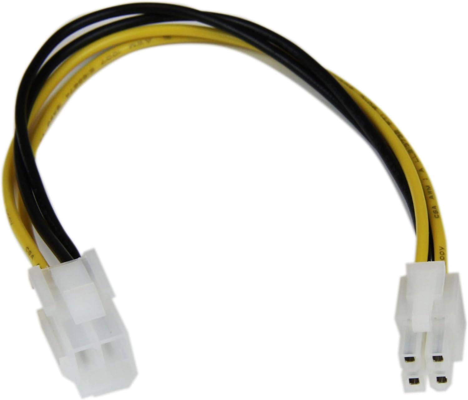 Picture of 5.25" Male to SATA 15-Pin Female x 2 DC Power Adapter Y Cable