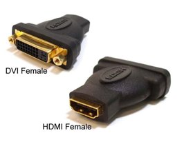 Picture of DVI-I FEMALE TO HDMI FEMALE CONNECTOR