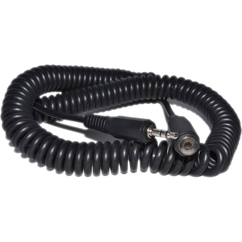 Picture of COILED 3.5mm Stereo Jack to Socket Headphone Extension Cable Lead 4m