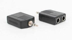 Picture of STEREO MALE TO 2X STEREO FEMALE ADAPTOR