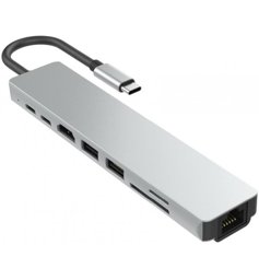 Picture of USB-C HUB HDMI + USB3.0 + LAN + SD REA