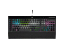 Picture of Corsair K55 RGB PRO XT Gaming Keyboard; Backlit RGB LED; Black
