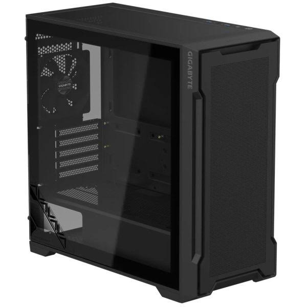 Picture of Gigabyte C102 Glass ATX Midi Tower PC Case Black GB-C102G