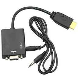 Show details for HDMI TO VGA+3.5MM AUDIO 10CM Picture of HDMI TO VGA+3.5MM AUDIO 10CM