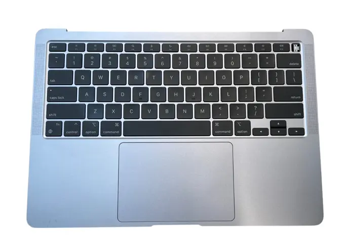 Original Macbook Air 13" 2020 M1 A2337 Topcase Keyboard Palmrest Space Grey Grade B