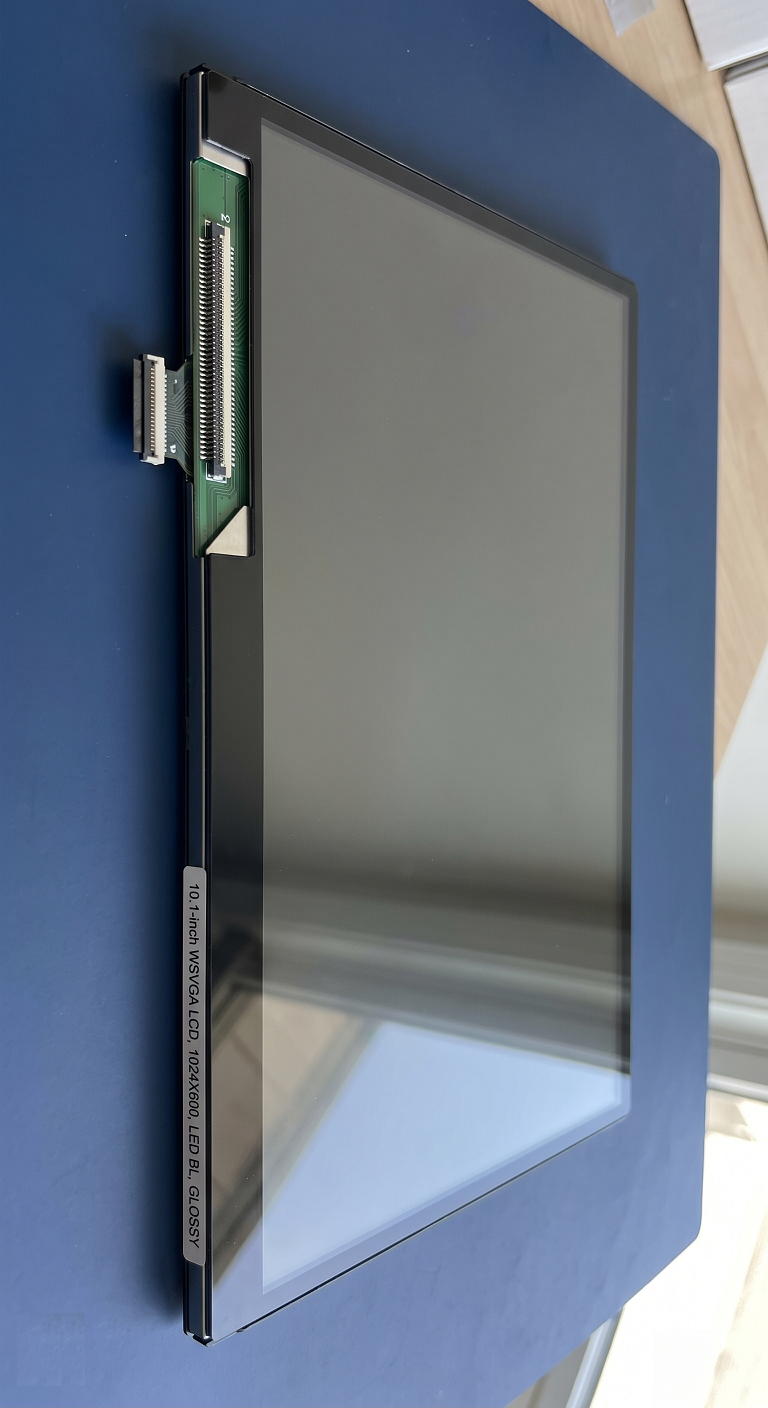 10.1" WSVGA LCD Screen - LED Backlight - Resolution: 1024X600 - 40-Pin Bottom-left connector - Glossy Surface