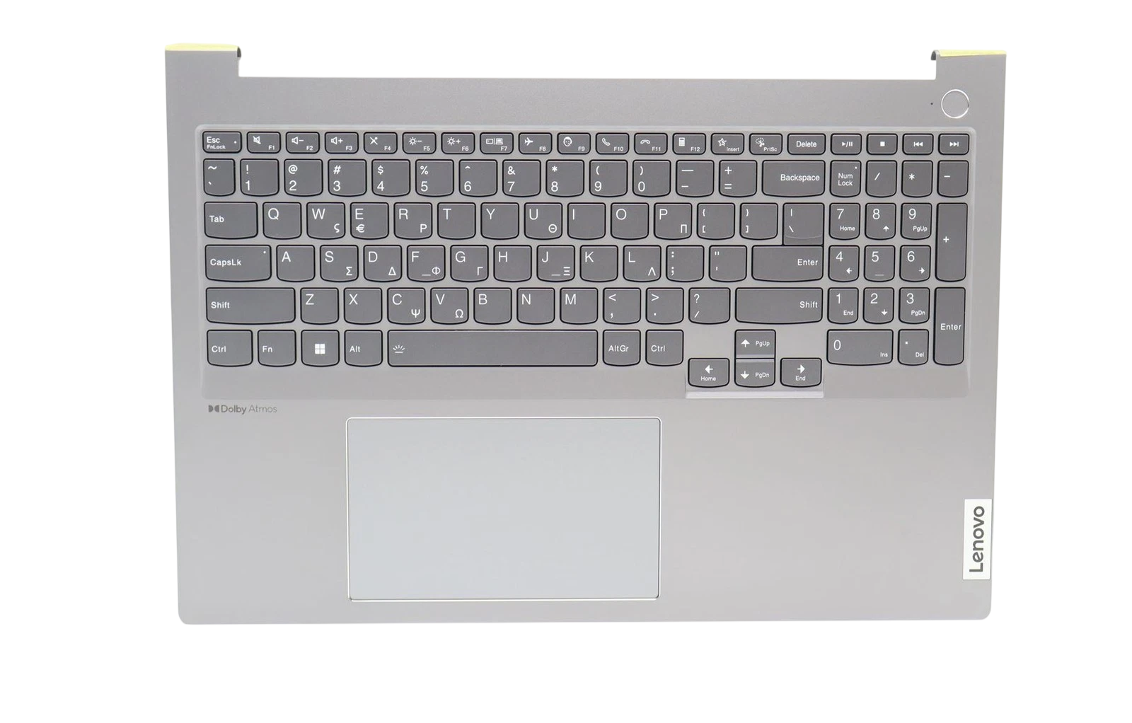 Lenovo ThinkBook 16 G4+ IAP Palmrest Cover Touchpad Keyboard Greek 5CB1H68190