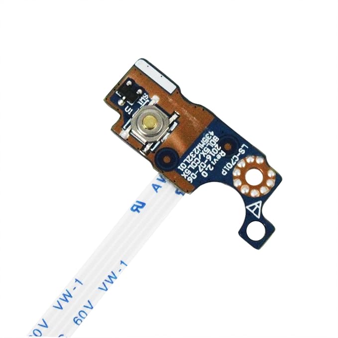 Power Button with Ribbon Cable for HP 15-A 15-AC 15-AF 15-BA 15Z-BA 15-AY 250 G4 250 G5 255 G4 255 G5 256 G4