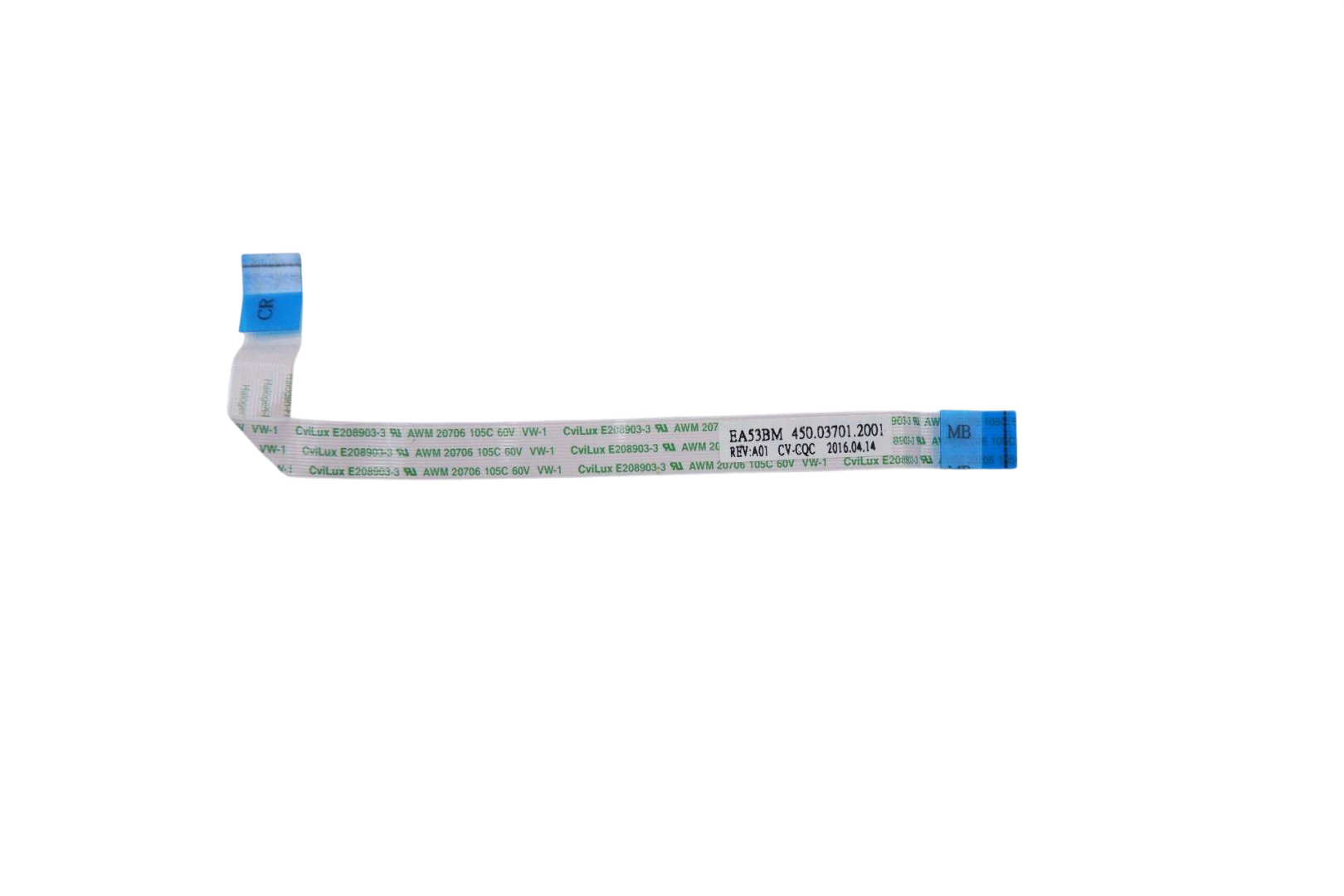 Acer Aspire Es1-571 laptop USB card reader power board ribbon cable - 450.03701.2001, Picture 1